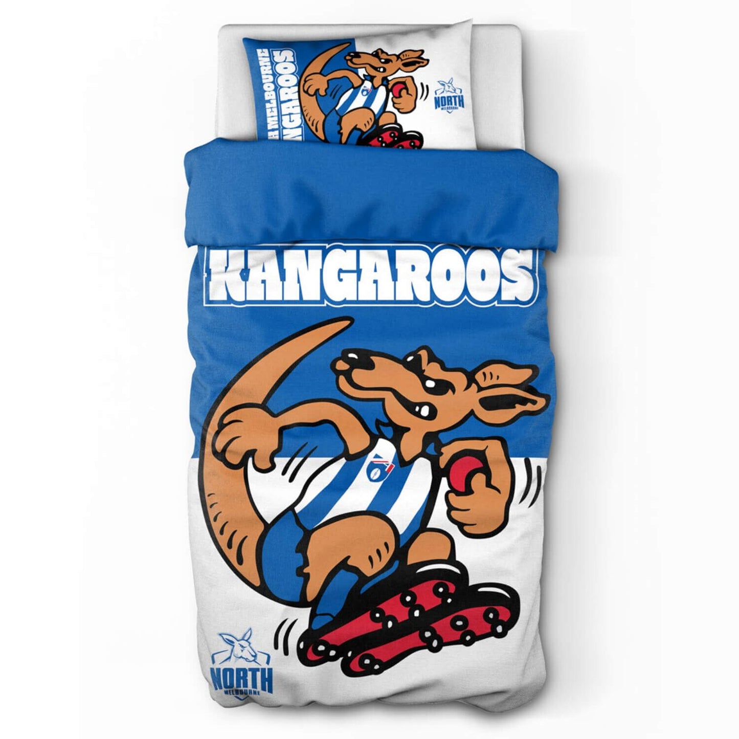 North Melbourne Kangaroos Doona Quilt Cover Set - Single