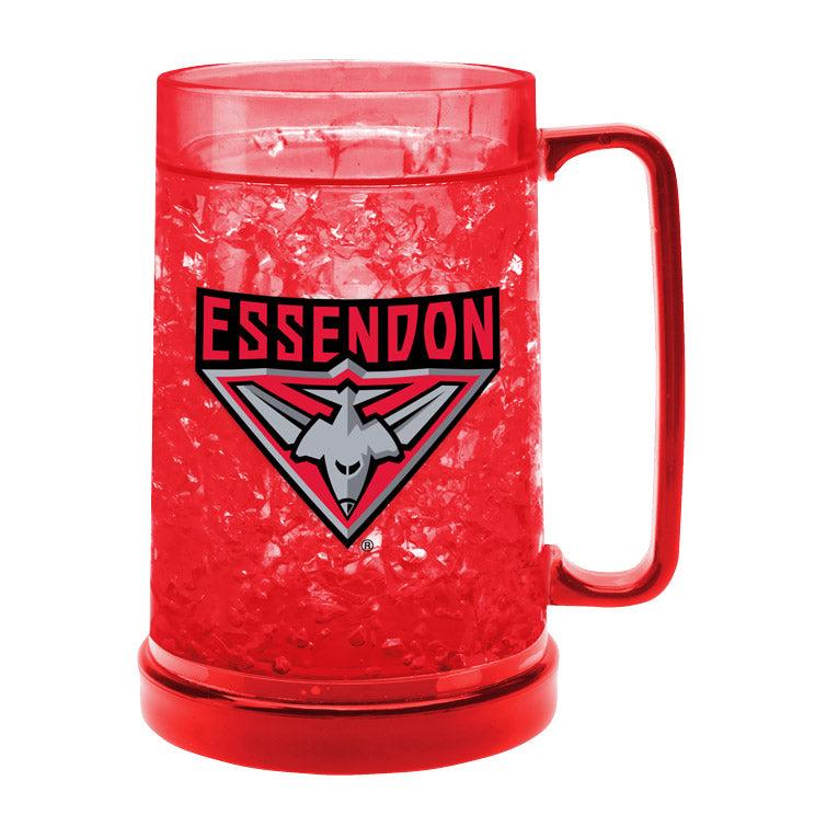 Afl Essendon Bombers Ezy Freeze Colour Mug Beer Stein Cup.