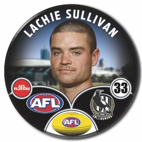 Collingwood Magpies Lochie Sullivan Badge