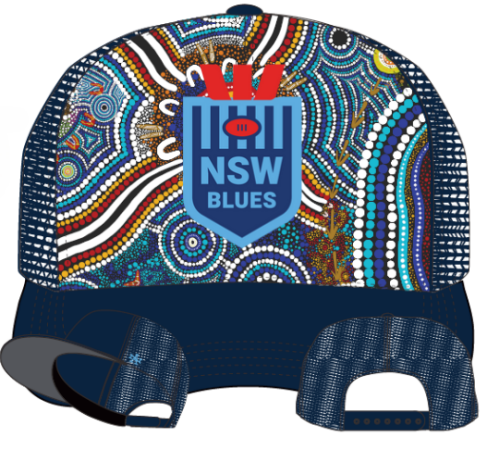 NSW Blues 2024 Indigenous Navy Valin Cap