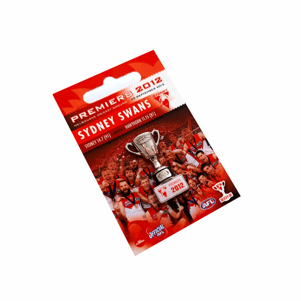 Afl Team Premiership Trophy Pins