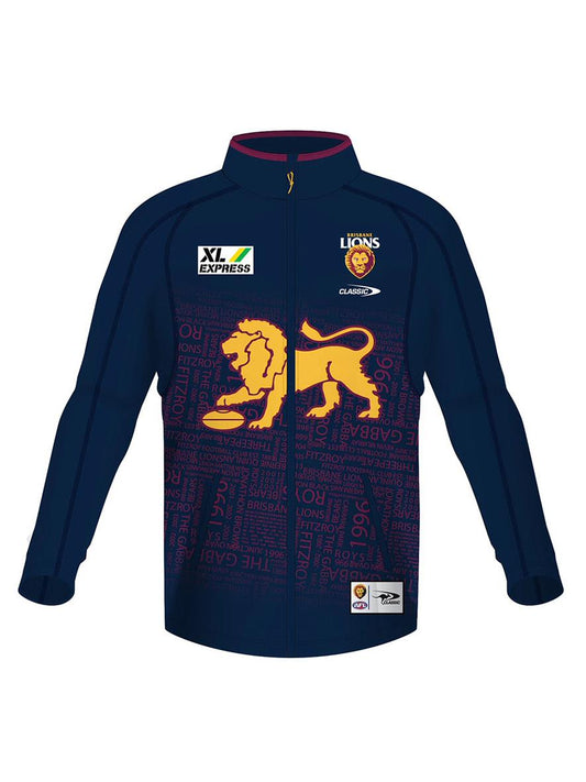 Brisbane Lions 2021 Kids Warm Up Jacket