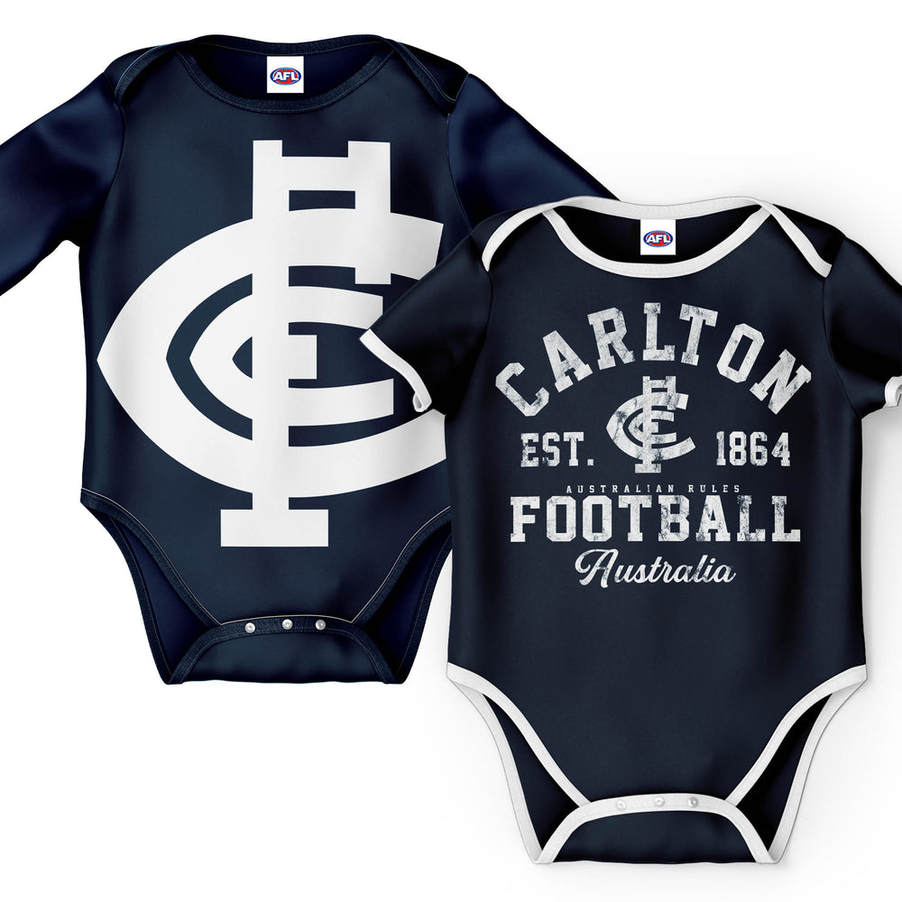 Carlton Blues AFL 2pc Bodysuit Gift Set