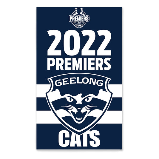 SALE SALE  SALE            2022 AFL Premiership Geelong Cats Flag