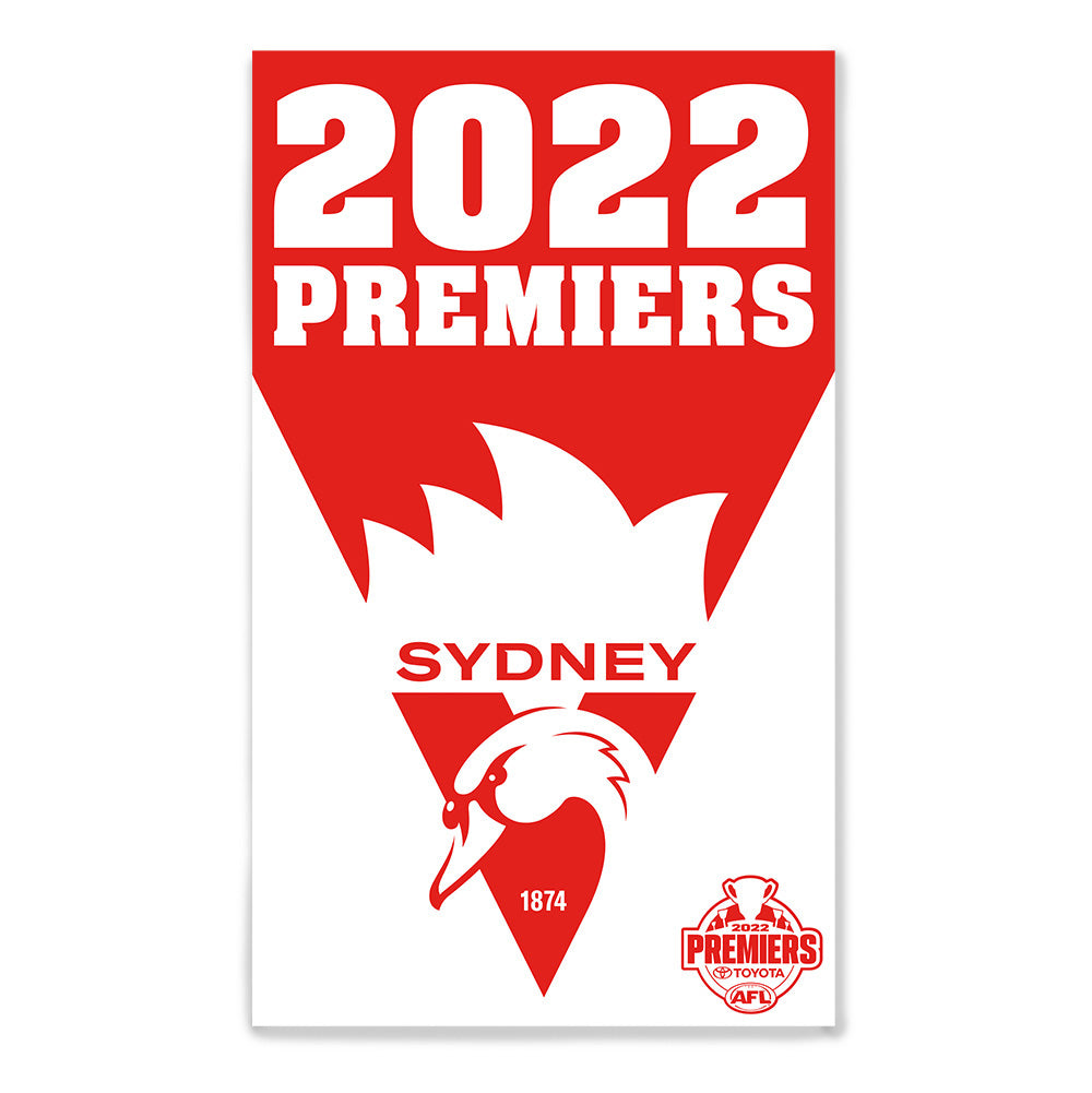 Sydney Swans 2022 Premiership Flag
