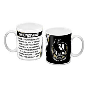 Collingwood Magpies Club Song Mug