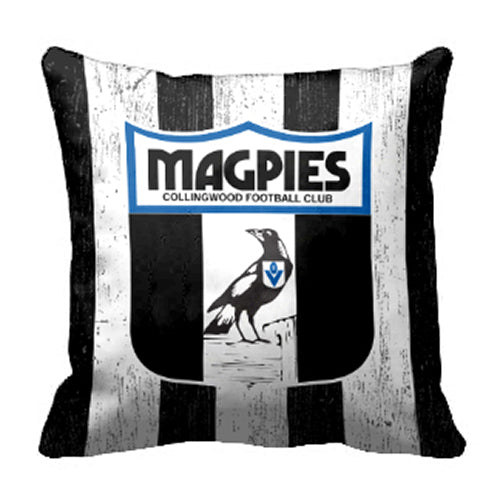 Collingwood Magpies Canvas Fabric Pillow Cushion