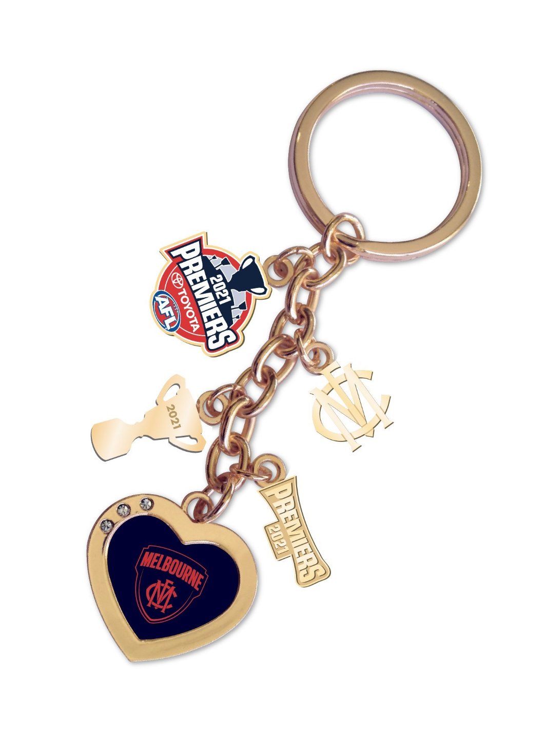 STOCKTAKE SALE Melbourne Demons 2021 Premiers Premiership Charm Keyring