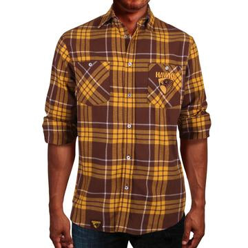SALE SALE SALE Hawthorn Hawks Mens Flannelette Shirt