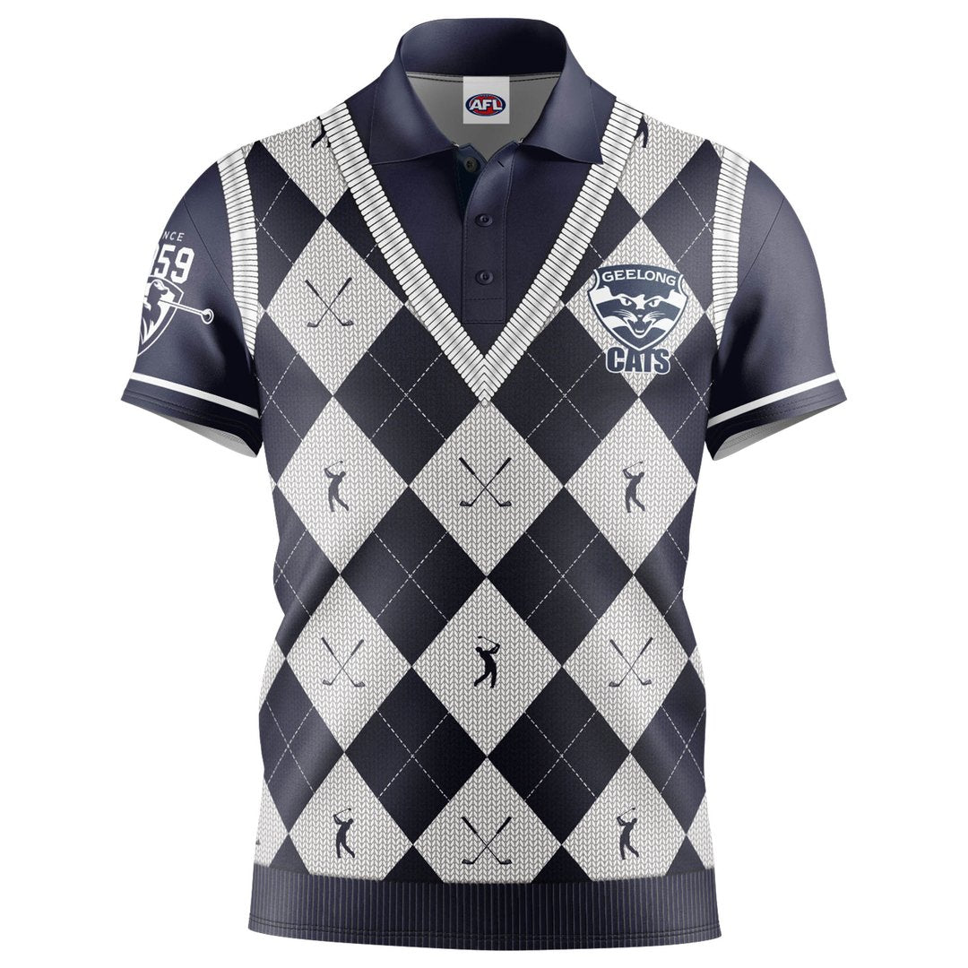 SALE SALE SALE Geelong Cats "Fairway" Golf Polo Shirts