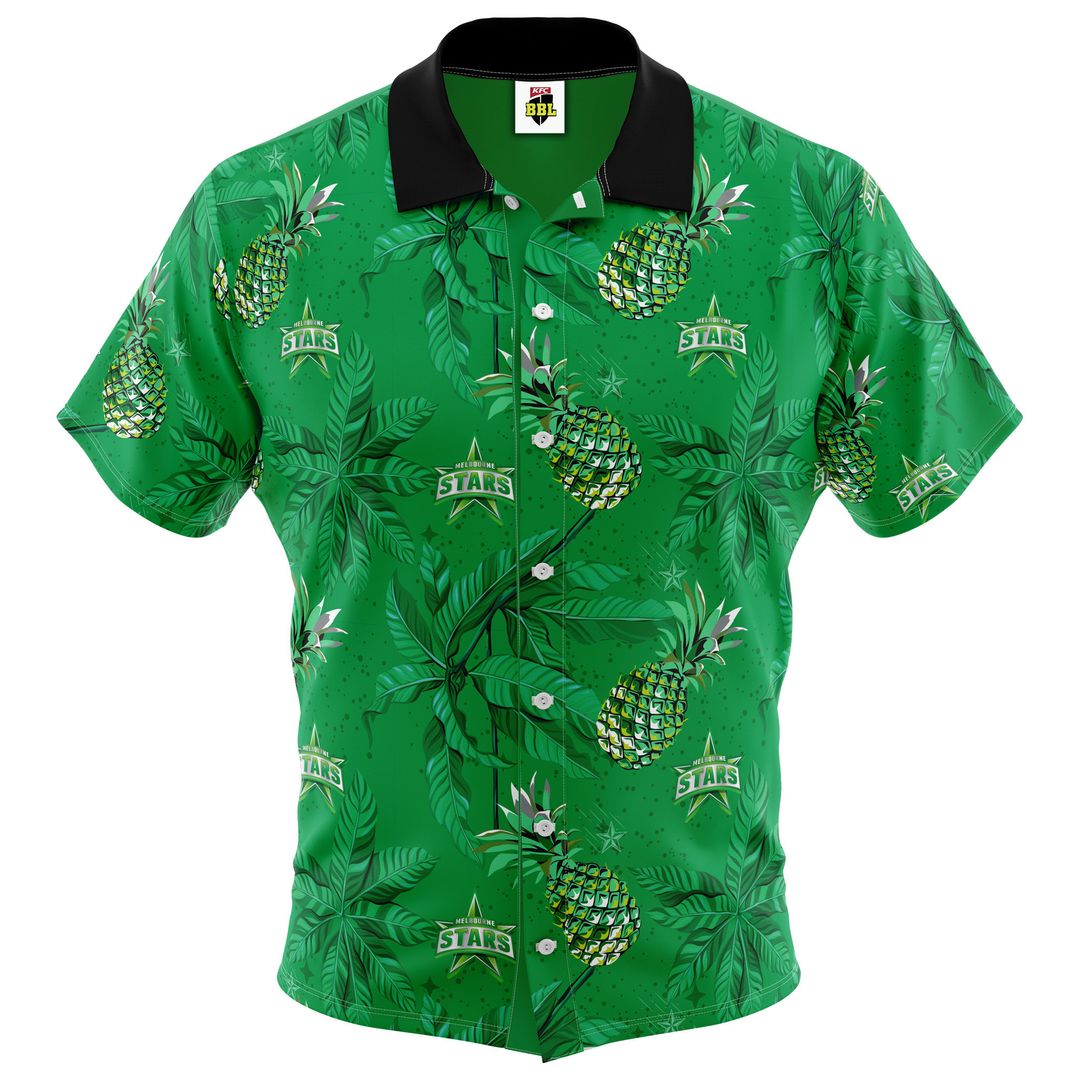 CLEARANCE SALE Melbourne Stars BBL Hawaiian Men"s shirt