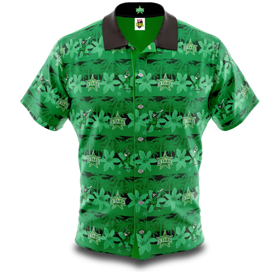 CLEARANCE SALE Melbourne Stars BBL Hawaiian Men"s shirt