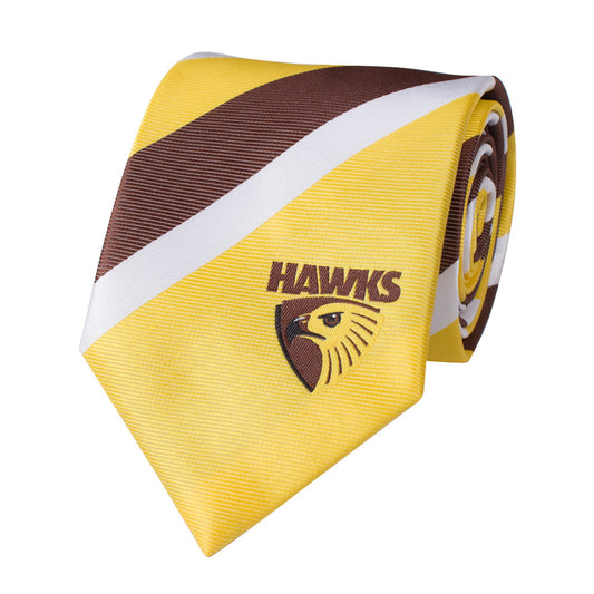 Hawthorn Hawks Stripe Tie