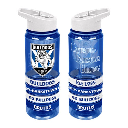 Canterbury Bulldogs Tritan Drinks Bottle With Bands