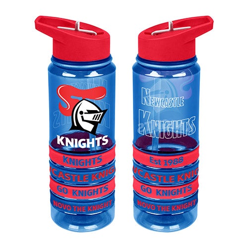Newcastle Knights Tritan Drinks Bottle With Bands