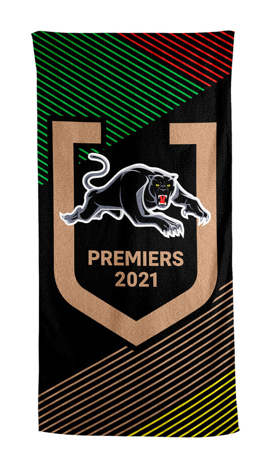 Penrith Panthers 2021 Premiership Beach Towel