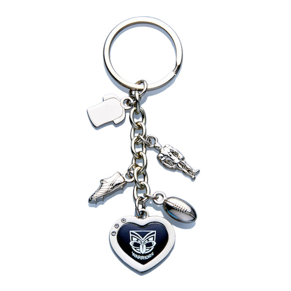 New Zealand Warriors
NRL Charm Keyring With Logo and Charms .