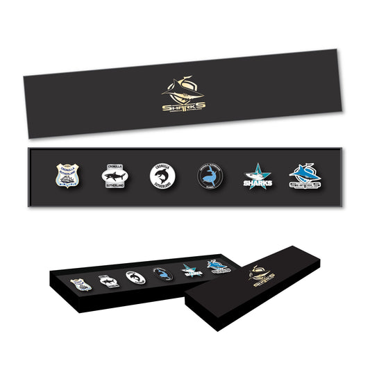 Sharks Logo Pin Set