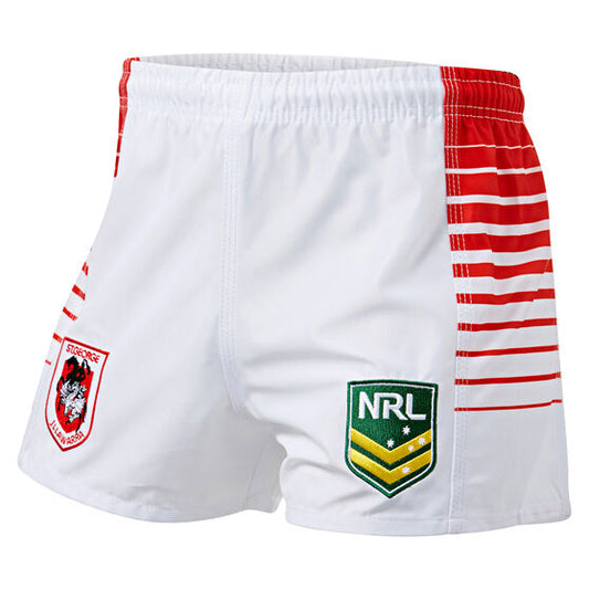 St. George Illawarra Men's Home Supporter Shorts White