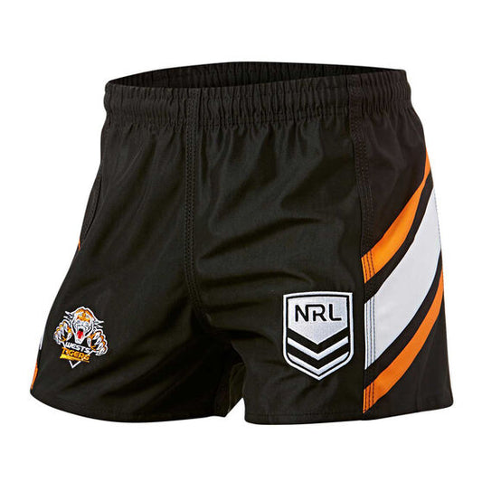 West Tigers Men's Home Supporter Rugby Shorts. 