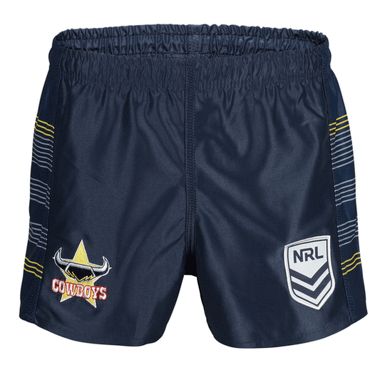 Nth Queensland Cowboys Men's Home Supporter Rugby Shorts. 