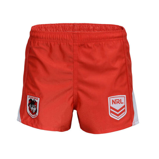 St. George Illawarra Dragons Mens Away Supporter Shorts Red