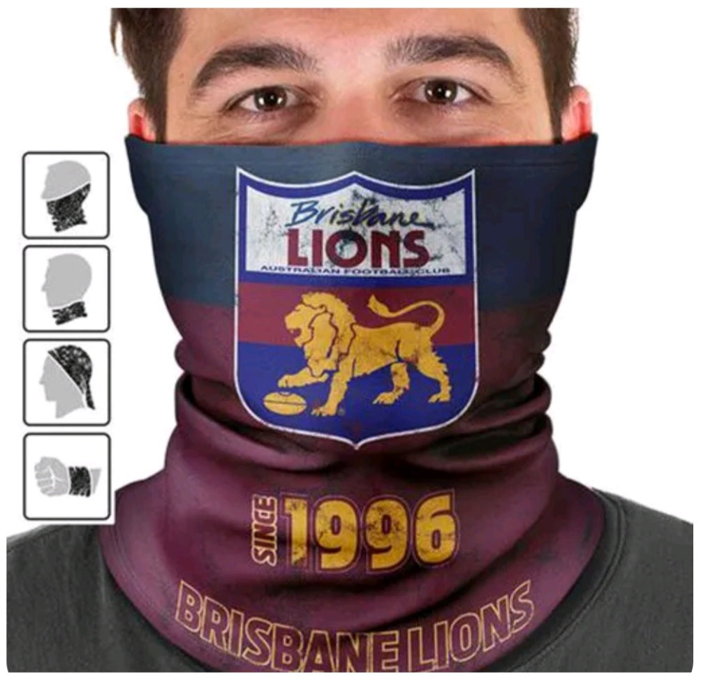 SALE SALE SALE Brisbane Lions multi-purpose bandanna