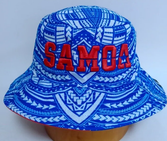 Samoa Bucket Hat Tribal Pattern