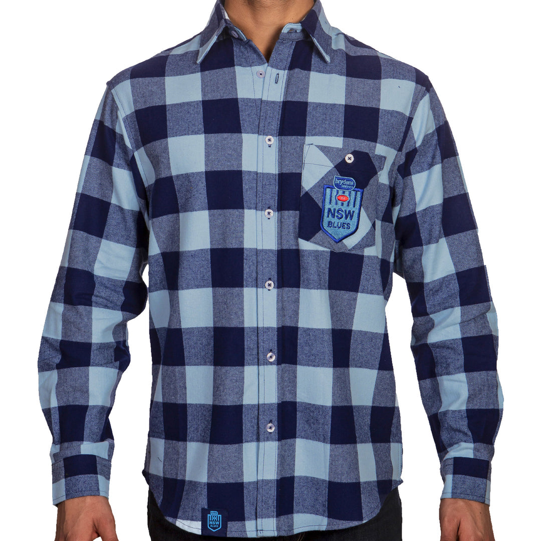 STOCKTAKE SALE NRL State of Origin NSW flannelette shirt