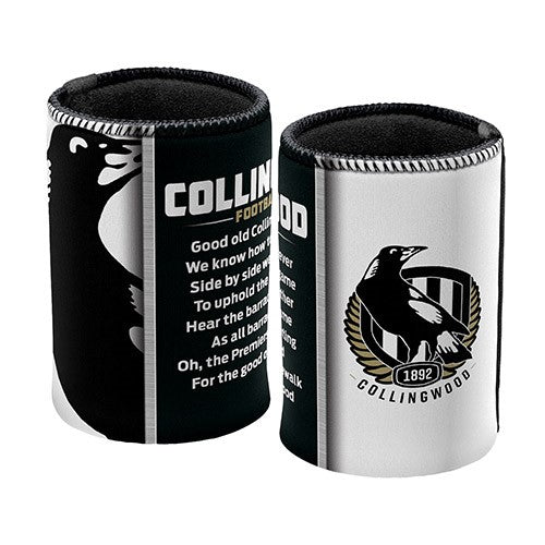 Collingwood Magpies Team Song Can Cooler