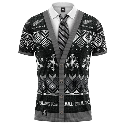 NZ All Blacks Xmas Polo Shirt