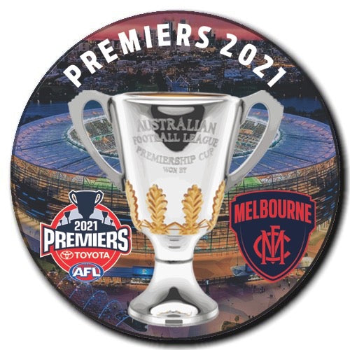 2021 AFL Premiers Melbourne Demons Normal Size Badge