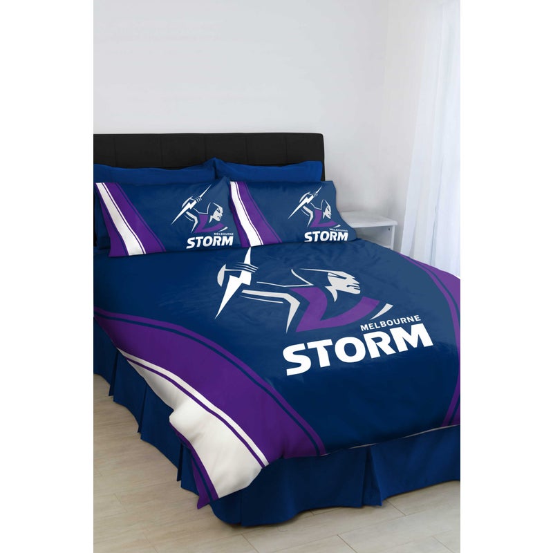 STOCKTAKE SALE Melbourne Storm Single Quilt Cover Set