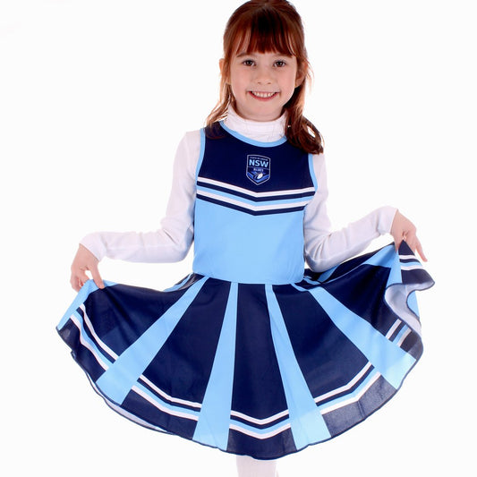 NSW Blues State of Origin girls cheerleader dress