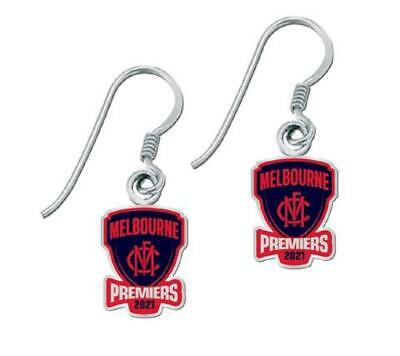 Melbourne Demons 2021  Premiership Earrings Logo Jewellery