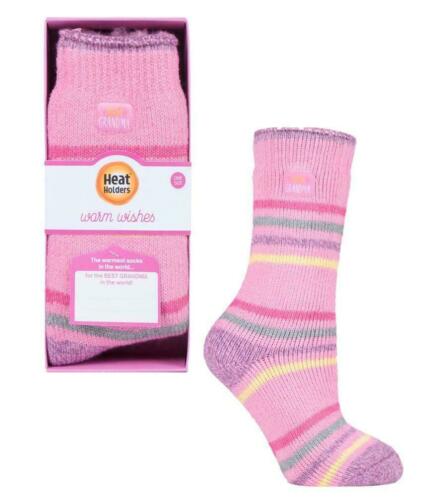 Heat Holders Warm Wishes Gift Boxed Socks - Best Mum in the World - Womens 4-8UK