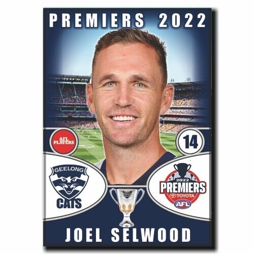2022 AFL Geelong Player Magnet - Joel Selwood.
