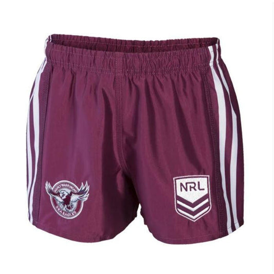 Manly Sea Eagles Men's Home Supporter Rugby Shorts. 