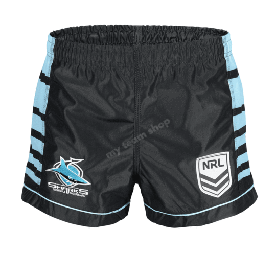 Cronulla Sharks Men's Home Supporter Rugby Shorts.