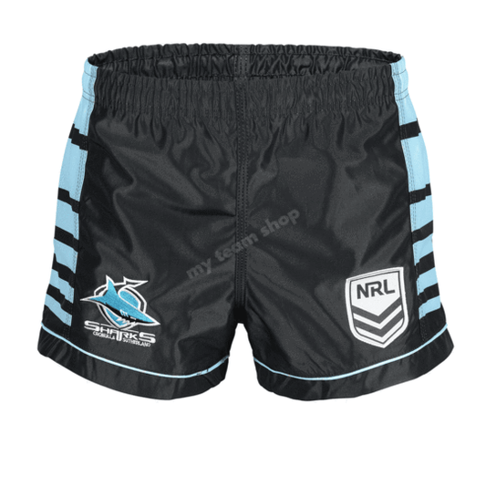 Cronulla Sharks Men's Home Supporter Rugby Shorts. 