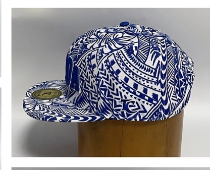 Samoa Snapback Cap Blue White