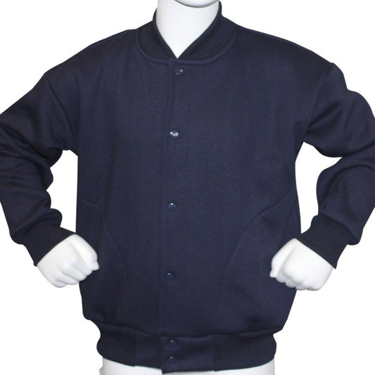 School Bomber Jacket - Navy Blue