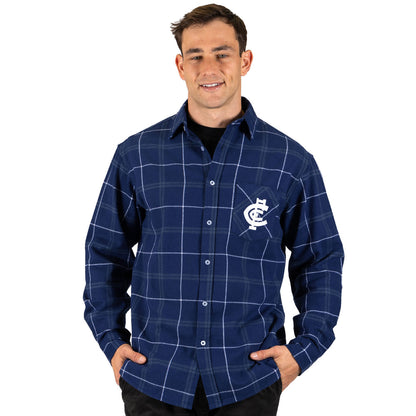SALE SALE SALE        Carlton Blues Men's Mustang Flannelette Shirt