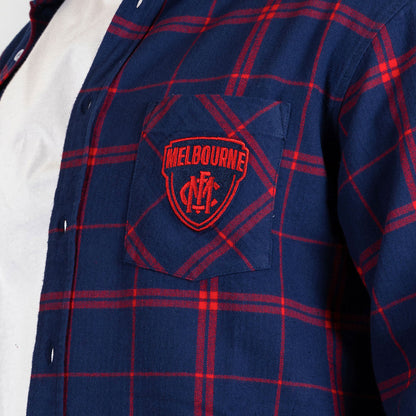 SALE SALE SALE    Melbourne Demons Mens Mustang Flannelette Shirt