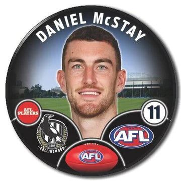 AFL Collingwood Player Badge - Daniel McStay