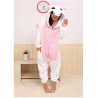 Onesie Pink Unicorn Adult