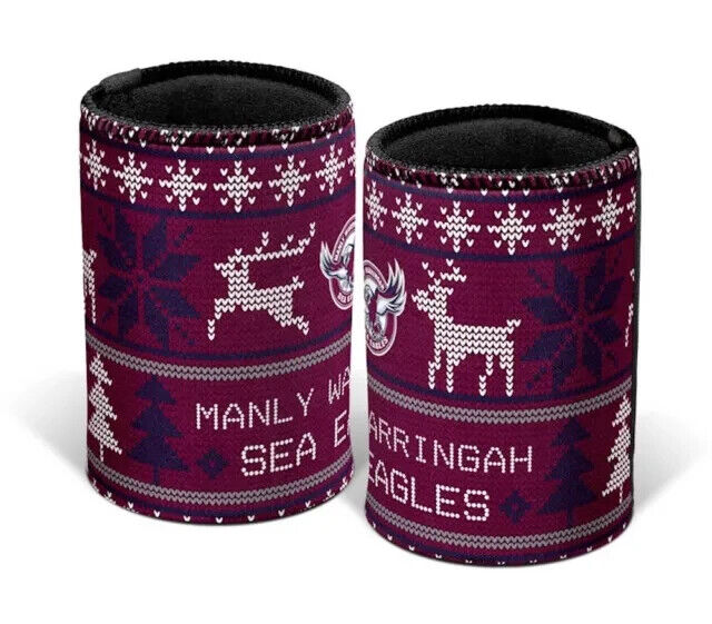 SALE SALE SALE          Manly Sea Eagles Xmas Can Cooler