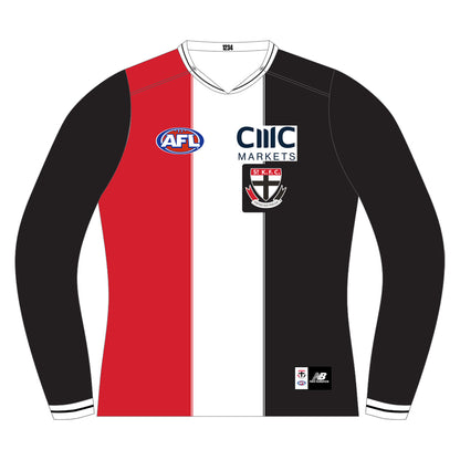 CLEARANCE SALE                      St Kilda Saints 2024 Replica Home Guernsey - Mens Long Sleeve