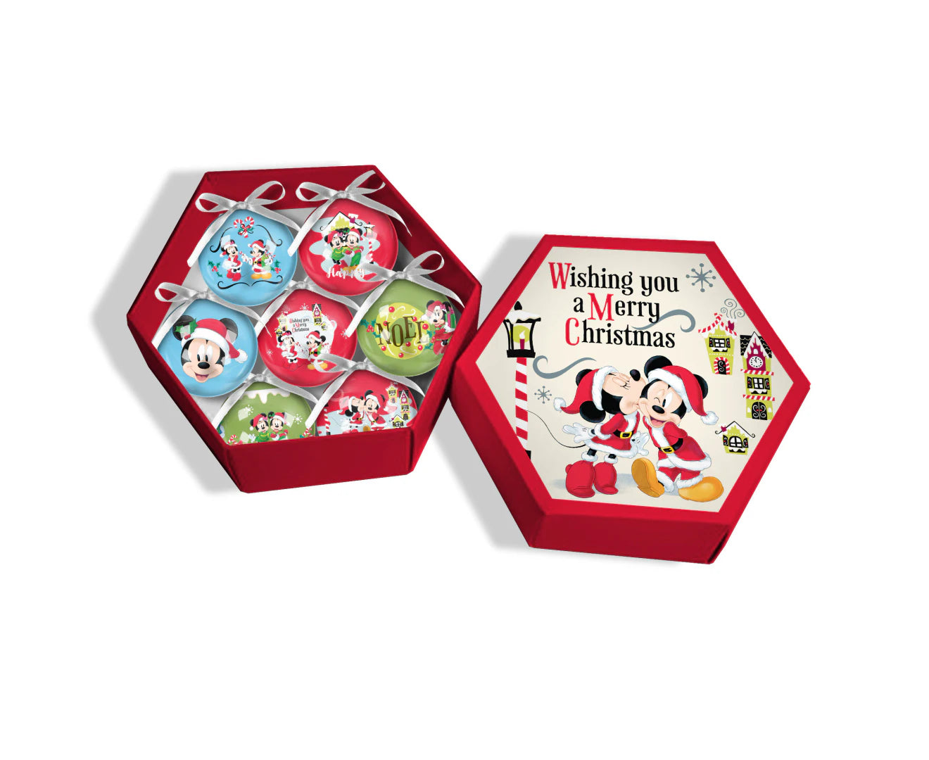 Disney Mickey and Minnie mouse Christmas Baubles
