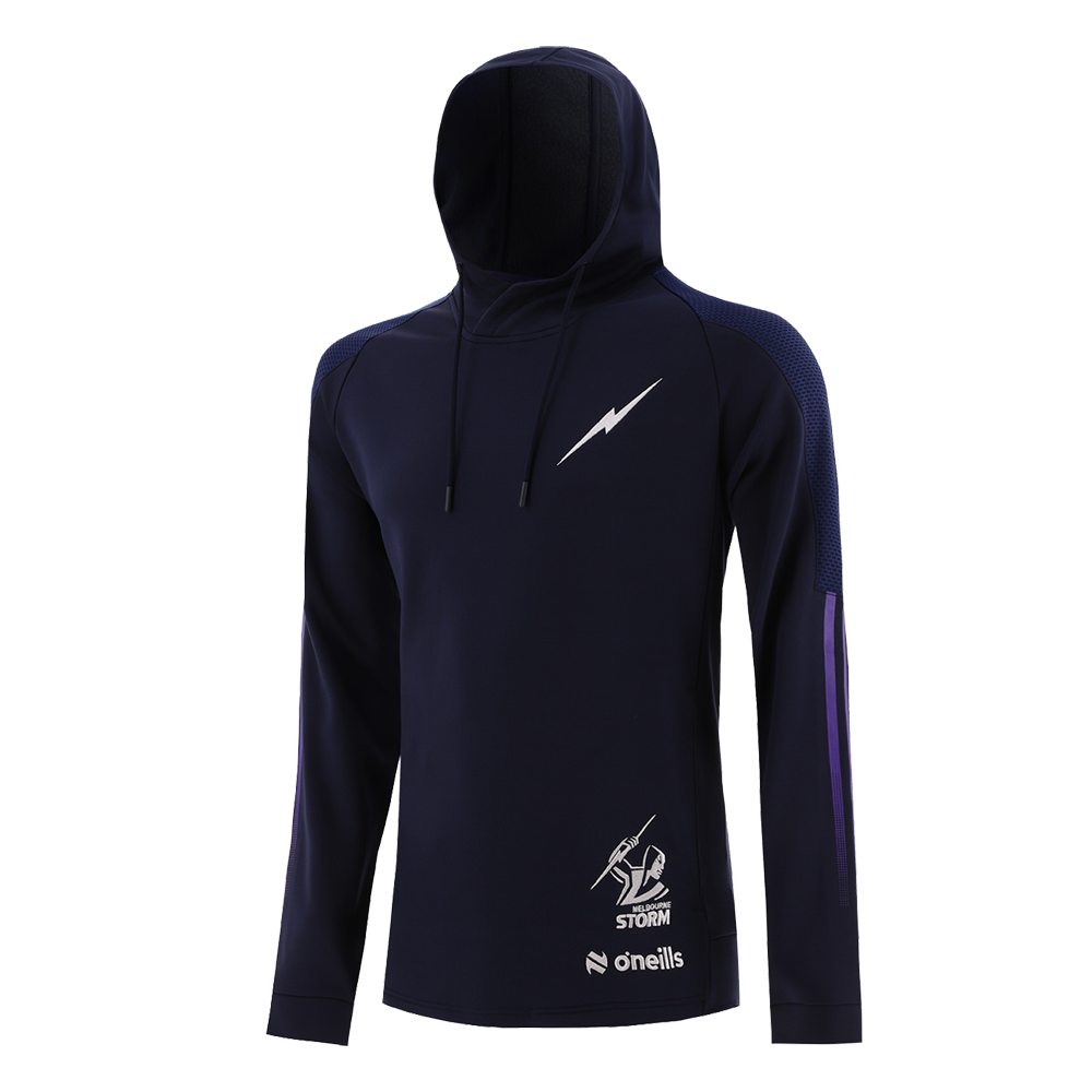 CLEARANCE  SALE                         Melbourne Storm 2024 OH Fleece Hoodie by O'Neills